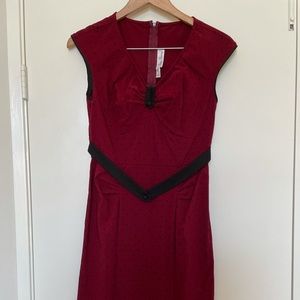 Vintage knee length office dress